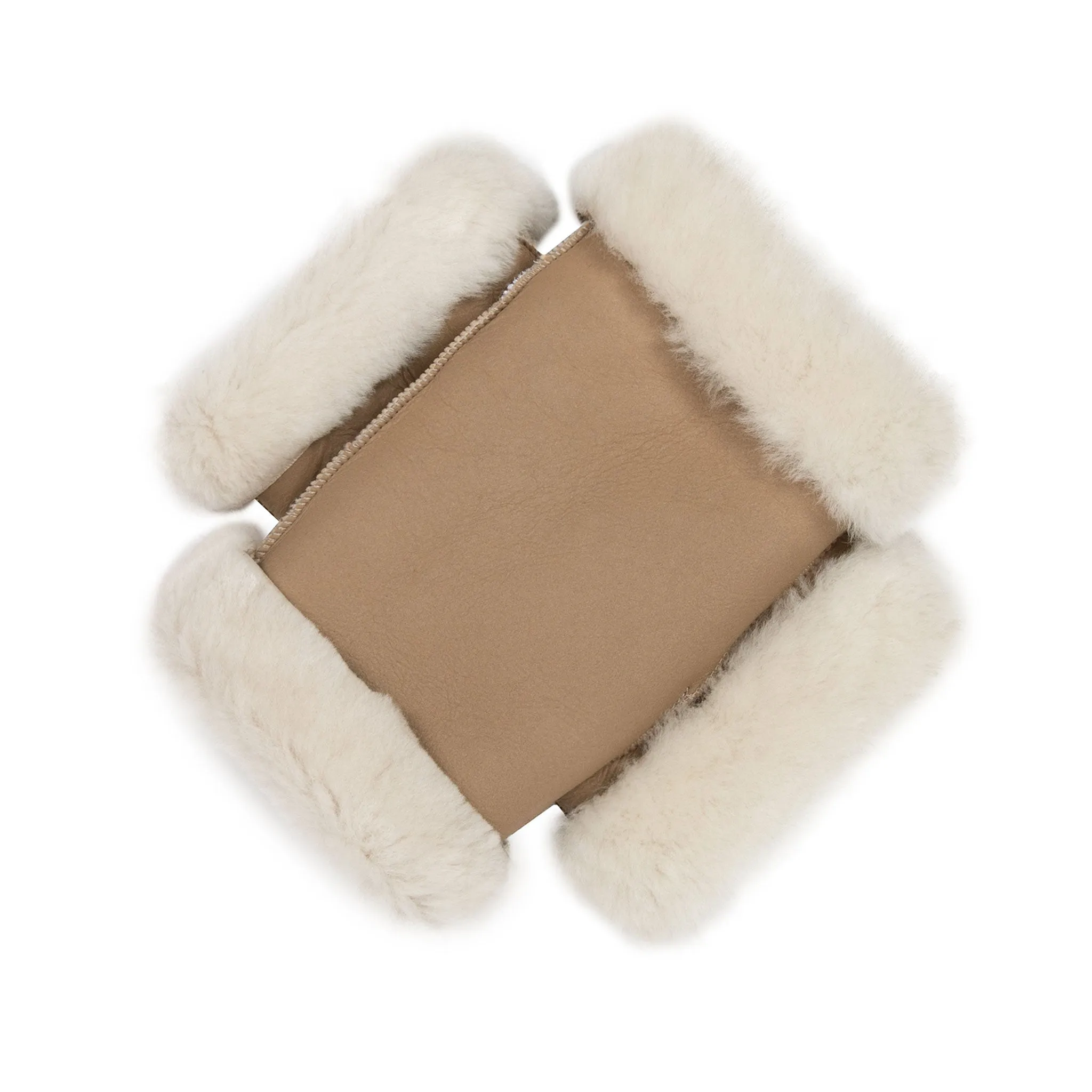 Women's Fingerless Sheepskin Mittens