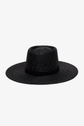 Wyeth Hats Everly Straw Hat in Black